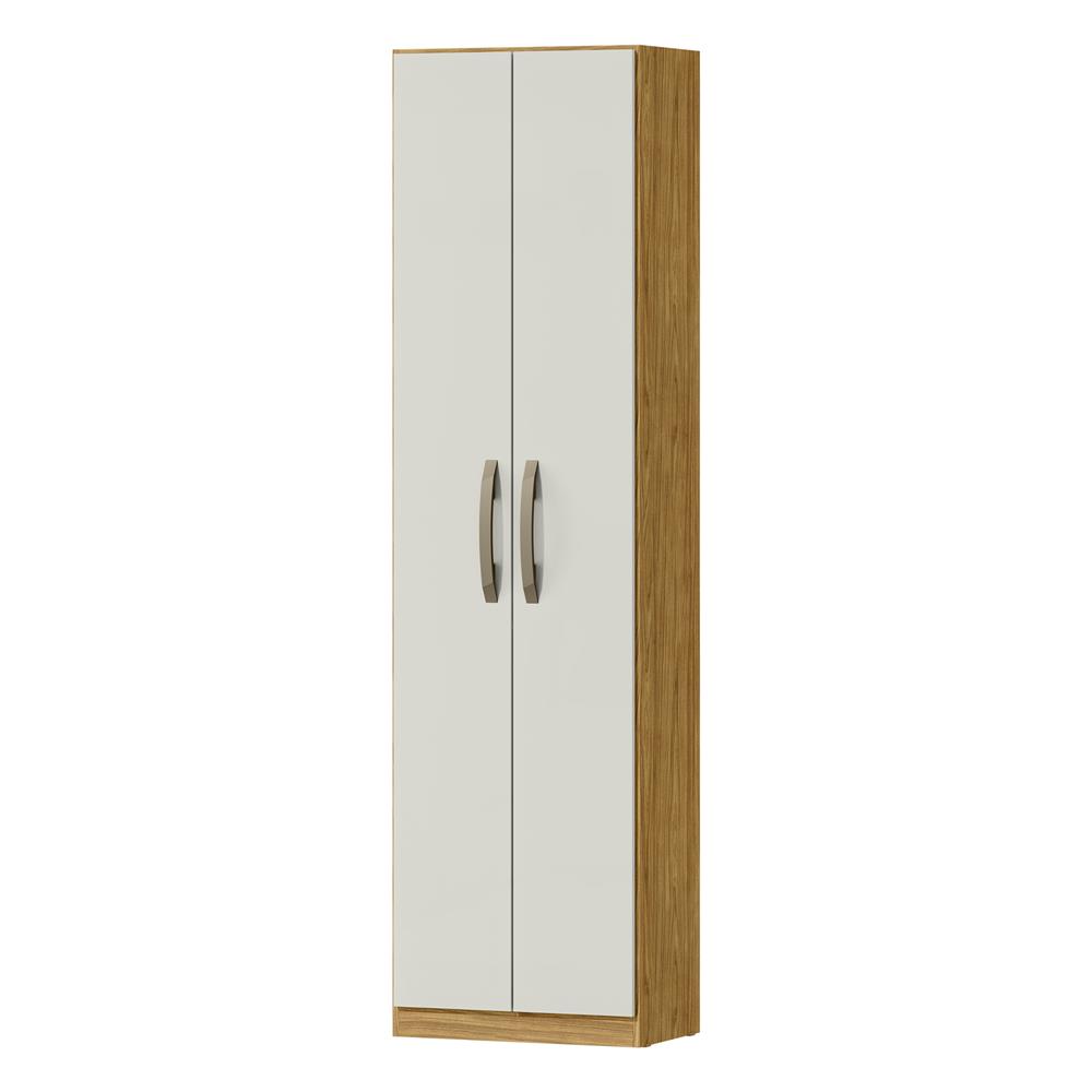 Multiuso Organizador 2 portas 5 prateleiras Elara - marrocos / off-white  MU019 