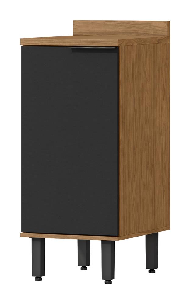 Balcão 40cm 100% MDF Toscana - freijó / nero BTO05