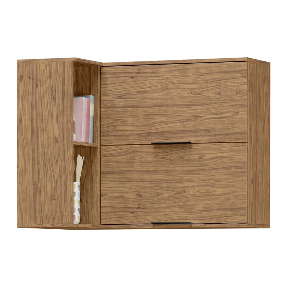 Aéreo canto reto 100% MDF Toscana - freijó / freijó ATO04