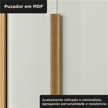 Guarda-roupa grande para casal 100% MDF 6 portas 3 gavetas Montecarlo - marrocos / off-white  RG129  