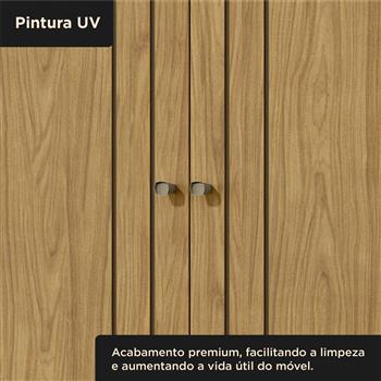 Guarda-roupa grande para casal 100% MDF 6 portas 3 gavetas Montecarlo - marrocos / off-white  RG129  