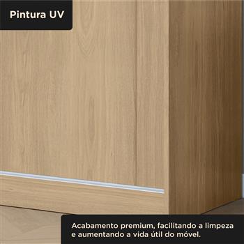 Guarda-roupa grande 100% MDF 3 portas 3 gavetas Bagdá - castanho / off-white  RD032 