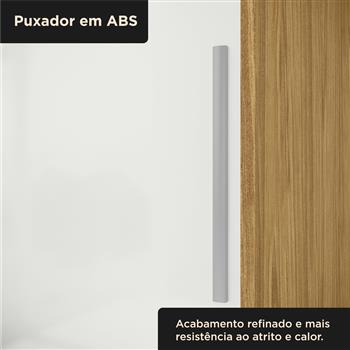 Guarda-roupa solteiro 2 portas de correr 2 gavetas Antares - marrocos / off-white  RD041 