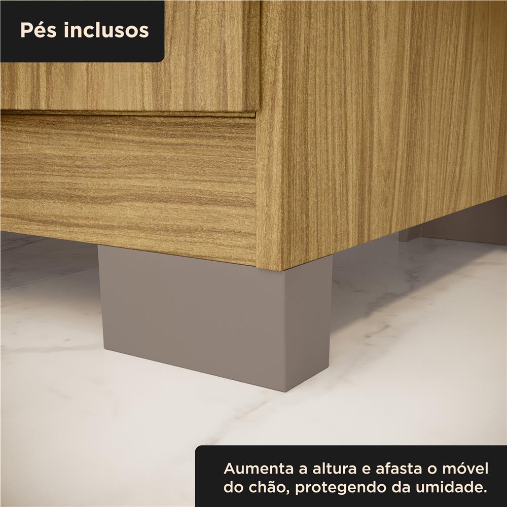 Cômoda 1 porta 4 gavetas Vega - marrocos / marrocos  CO028  