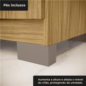 Cômoda 1 porta 4 gavetas Vega - marrocos / marrocos  CO028  