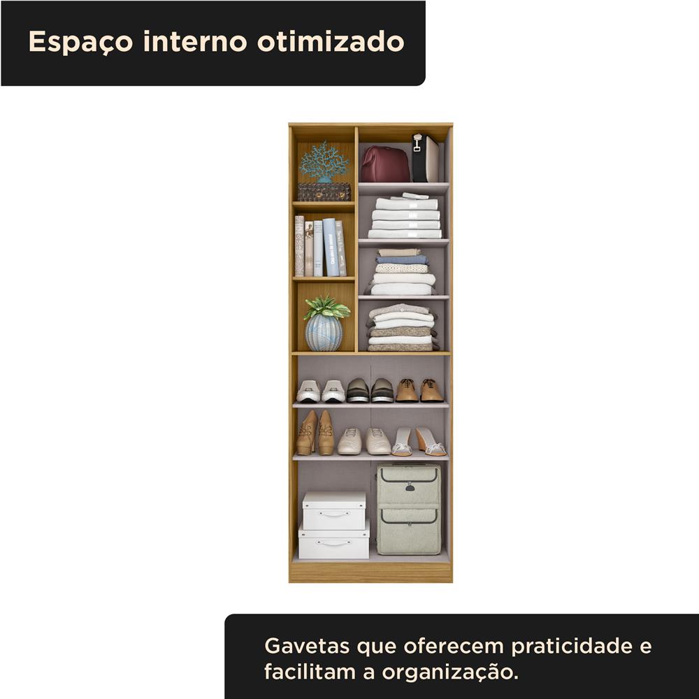 Multiuso Organizador 2 portas 7 prateleiras com nichos Lince - marrocos / marrocos  MU001 