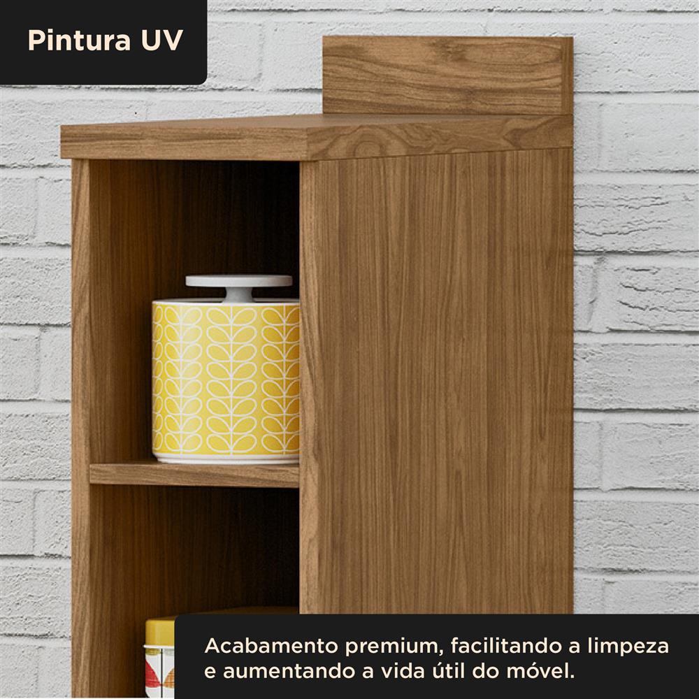 Balcão adega 20cm 100% MDF Toscana - freijó / freijó BTO01 