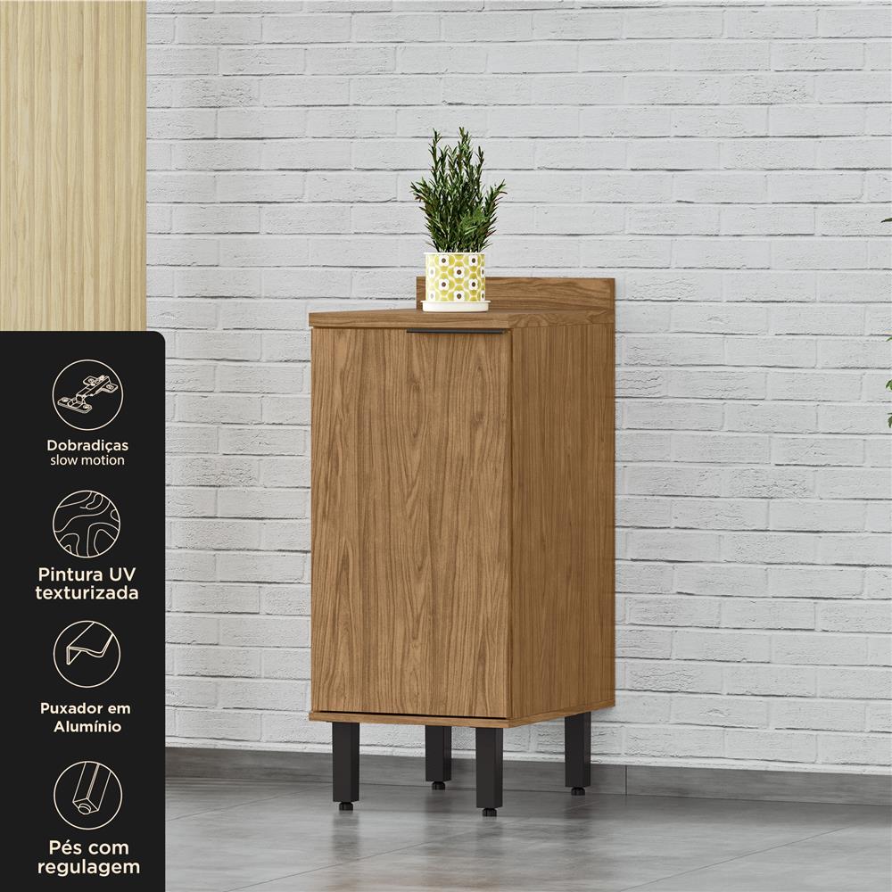 Balcão 40cm 100% MDF Toscana - freijó / freijó BTO05 