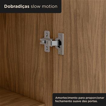 Balcão 40cm 100% MDF Toscana - freijó / jade BTO05 