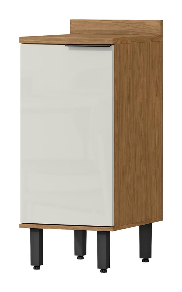 Balcão 40cm 100% MDF Toscana - freijó / off-white BTO05 