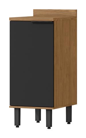 Balcão 40cm 100% MDF Toscana - freijó / nero BTO05 