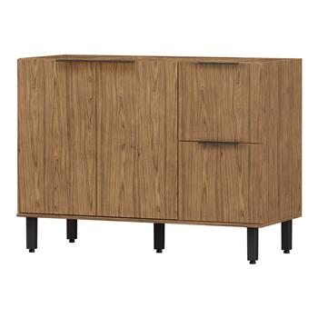 Balcão 120cm 100% MDF Toscana - freijó / freijó BTO03 