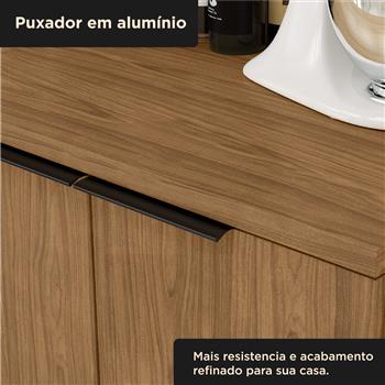 Aéreo canto reto 100% MDF Toscana - freijó / freijó ATO04 