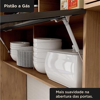 Aéreo 120cm 100% MDF Toscana - duas portas - freijó / freijó ATO05 