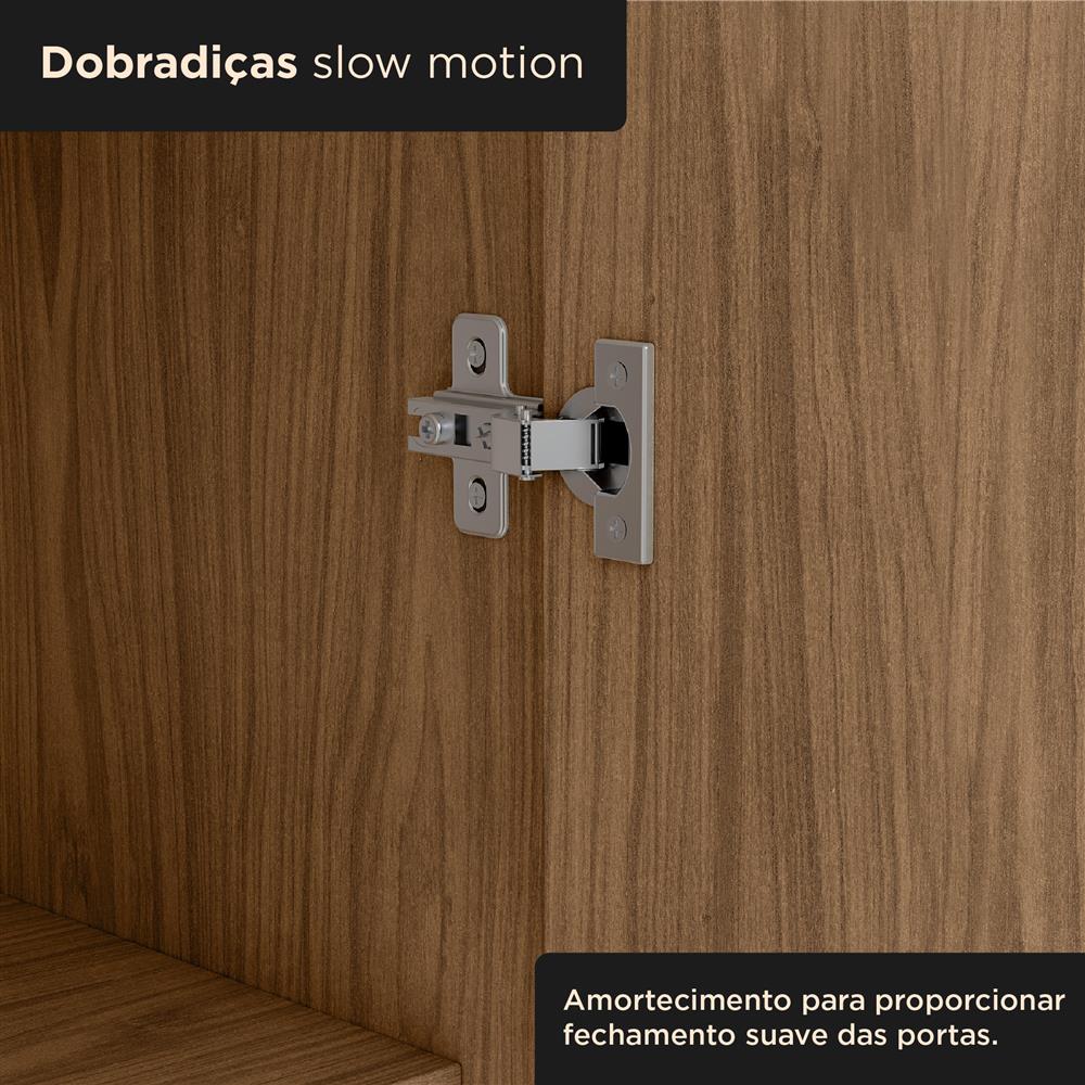 Aéreo 120cm 100% MDF Toscana - uma porta - freijó / freijó ATO03 