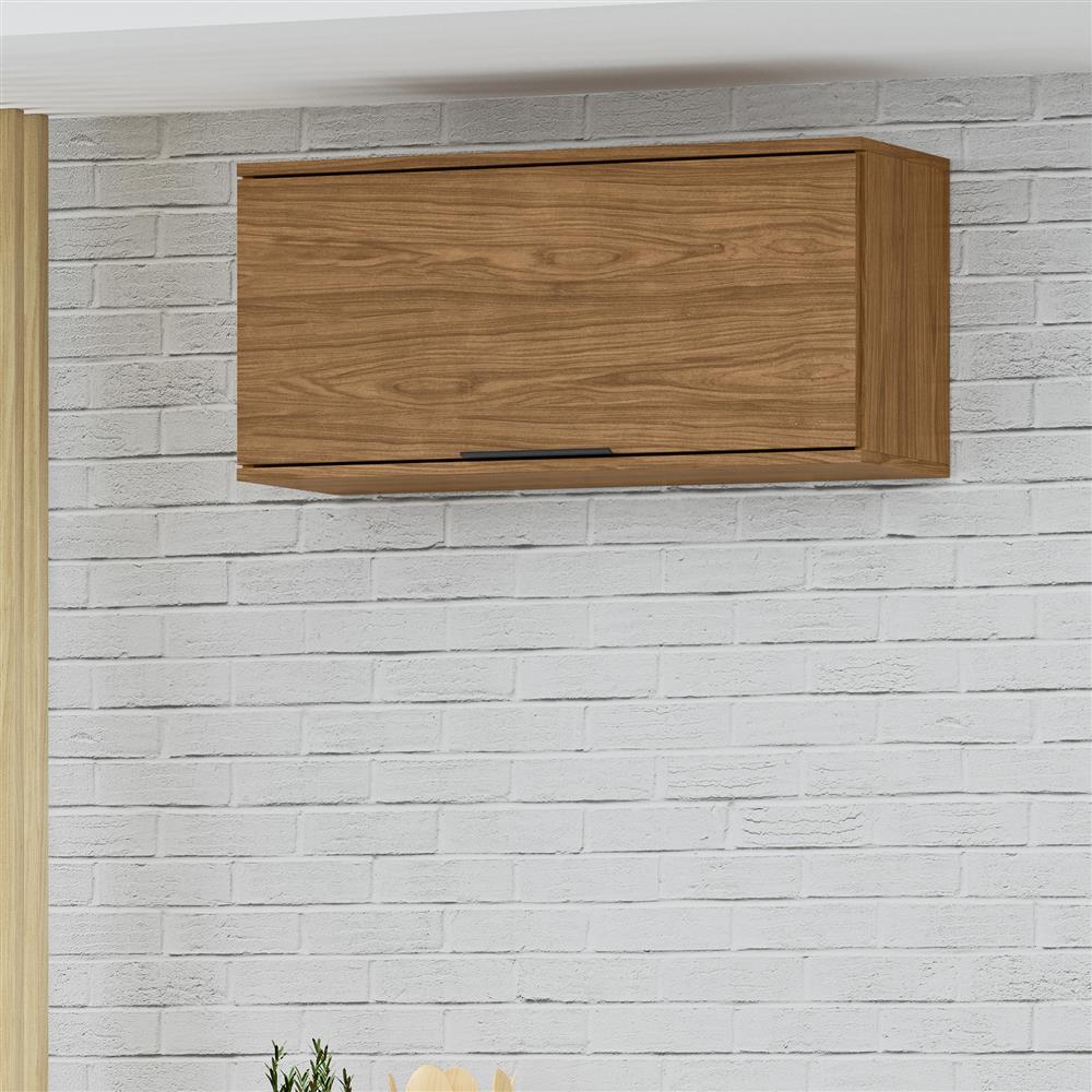 Aéreo basculante 80cm 100% MDF Toscana - freijó / freijó ATO02
