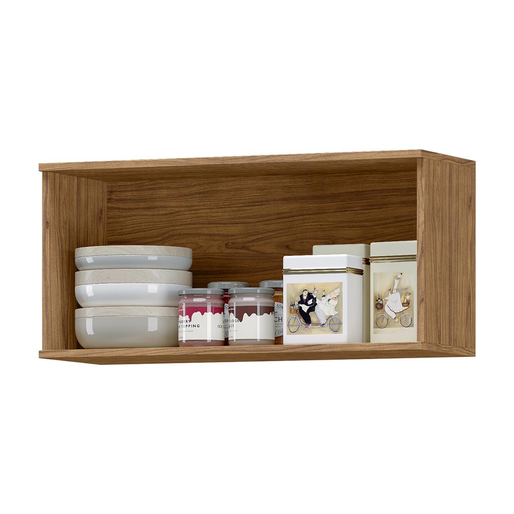 Aéreo basculante 80cm 100% MDF Toscana - freijó / freijó ATO02