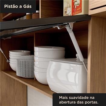 Aéreo basculante 80cm 100% MDF Toscana - freijó / freijó ATO02 