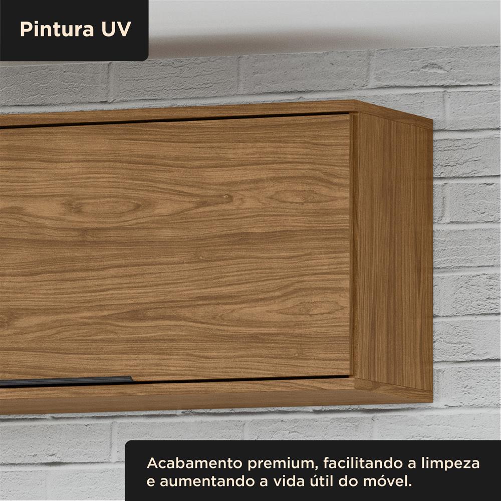 Aéreo basculante 80cm 100% MDF Toscana - freijó / freijó ATO02 