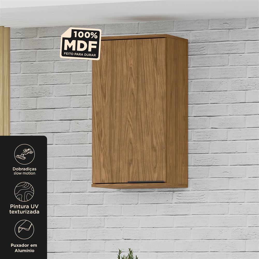 Aéreo basculante 40cm 100% MDF Toscana - freijó / freijó ATO06 