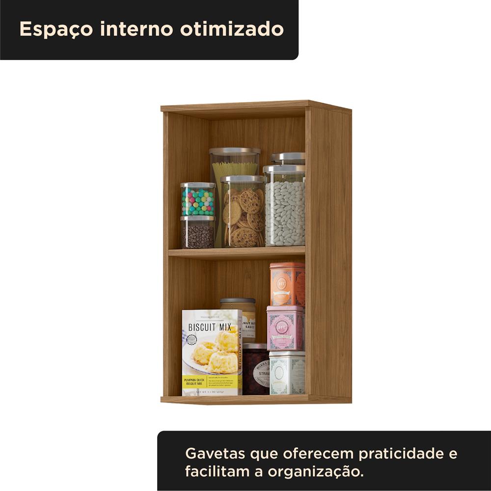 Aéreo basculante 40cm 100% MDF Toscana - freijó / freijó ATO06 