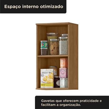 Aéreo basculante 40cm 100% MDF Toscana - freijó / freijó ATO06 