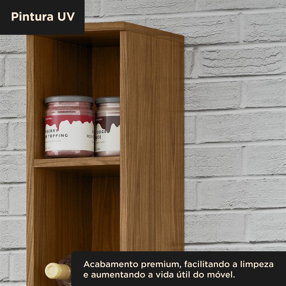 Aéreo basculante 20cm 100% MDF Toscana - freijó / freijó ATO01 