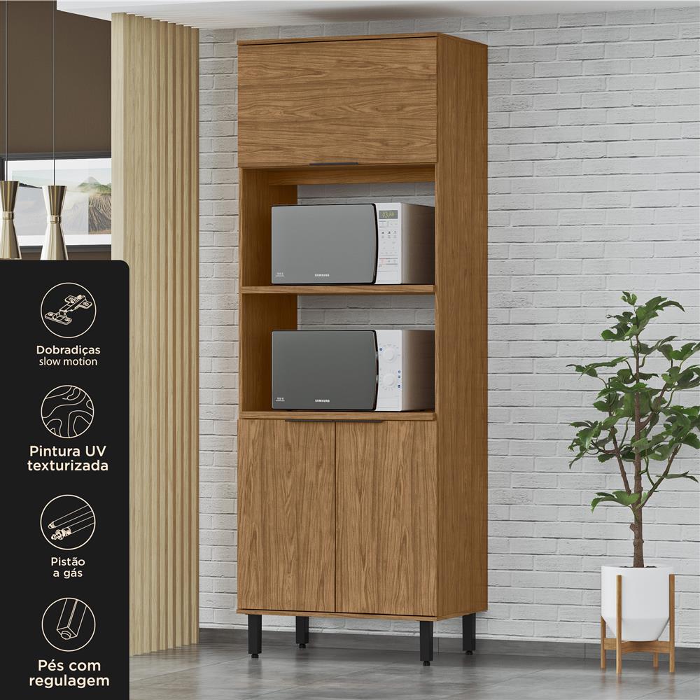 Torre quente 2 fornos 100% MDF Toscana - freijó / freijó   TTO01 