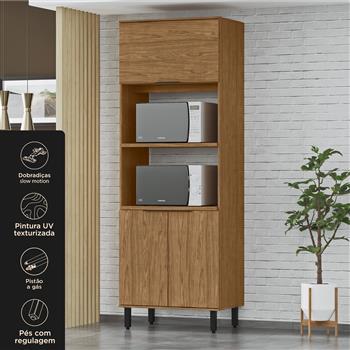 Torre quente 2 fornos 100% MDF Toscana - freijó / freijó   TTO01 