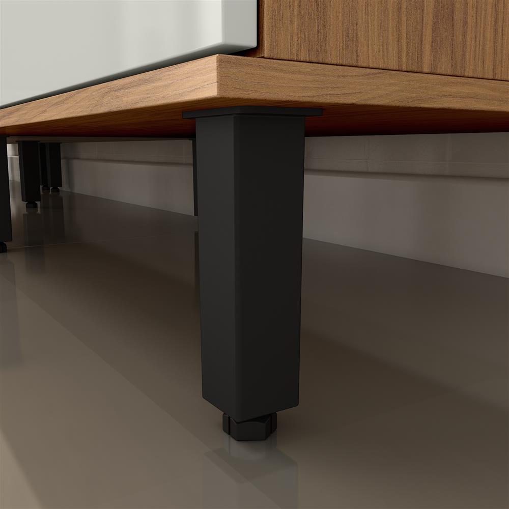 Torre quente 2 fornos 100% MDF Toscana - freijó / off-white  TTO01 