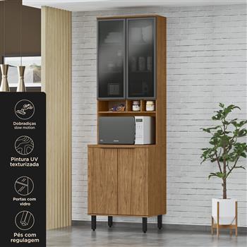 Paneleiro 1 forno 100% MDF Toscana - freijó / freijó   PTO01 