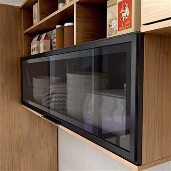 Paneleiro 1 forno 100% MDF Toscana - freijó / off-white PTO01 