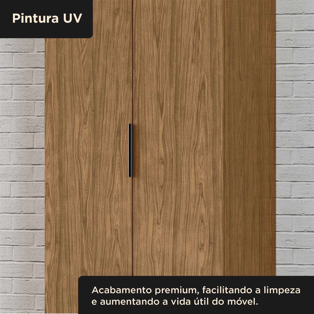 Paneleiro 2 portas 100% MDF Toscana - freijó / freijó   PTO03 