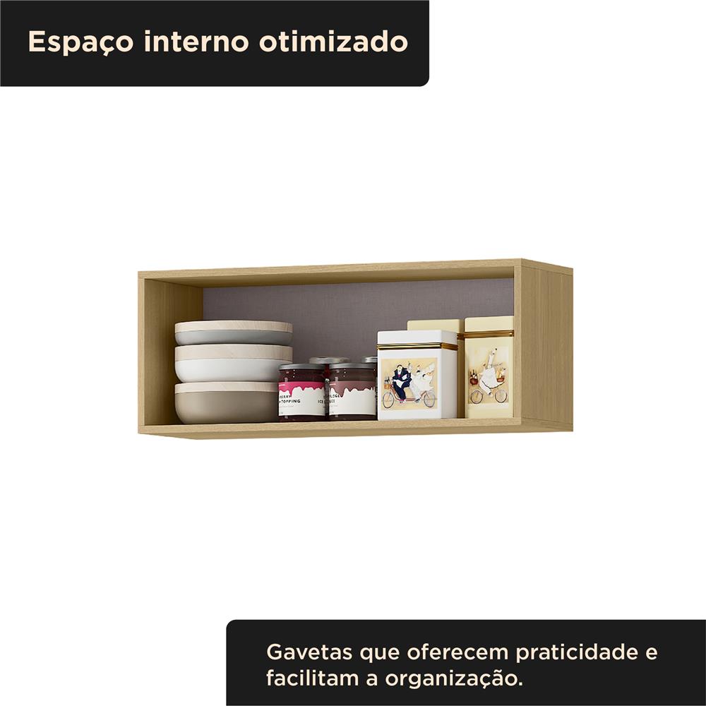 Aéreo 80cm Glória - castanho / castanho  AGL01 