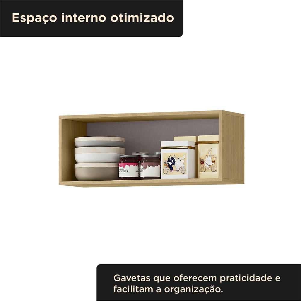 Aéreo 80cm Glória - castanho / castanho  AGL01 