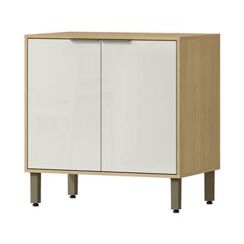 Balcão 80cm Glória - castanho / off-white  BGL01 