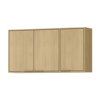 Aéreo 3 portas 120cm Glória - castanho / castanho AGL04 