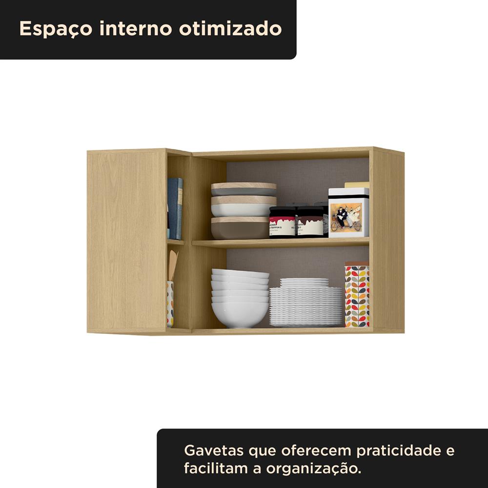 Aéreo canto Glória - castanho / castanho AGL03 