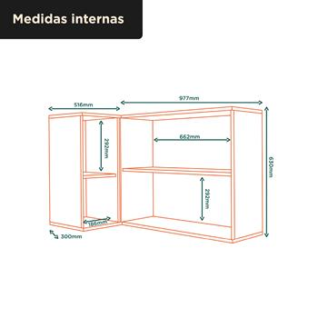 Aéreo canto Glória - castanho / castanho AGL03 