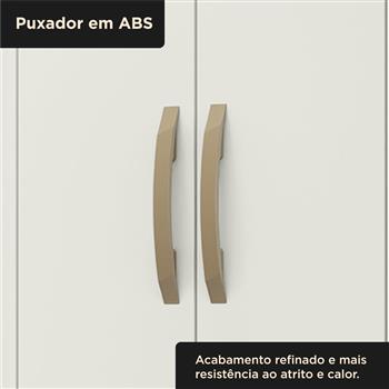 Guarda-roupa casal 6 portas 2 gavetas Santiago - marrocos / off-white RG119 