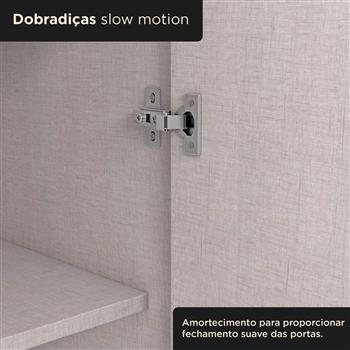Guarda-roupa casal 6 portas 4 gavetas Barcelona - branco fosco / branco fosco RG181 