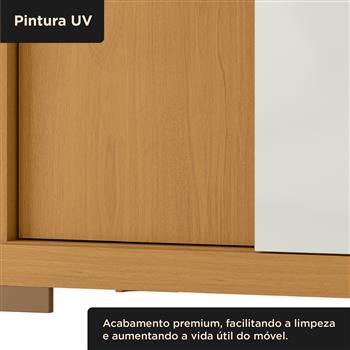 Guarda-roupa casal 6 portas e 4 gavetas Bogotá - cinamomo / off-white RG074.N 